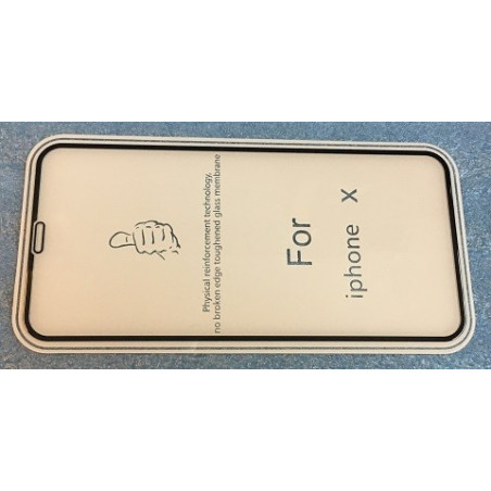 Folie protectie display de sticla 5D antisoc  iPhone X