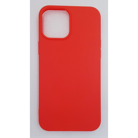 Husa Din Silicon Rosu iPhone 12 Pro Max