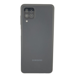 Capac Samsung Galaxy A12, A125 original swap negru cu geam camera