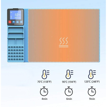 CPB CP320 separator erane incalzit, masa silicon, tablete, telefoane